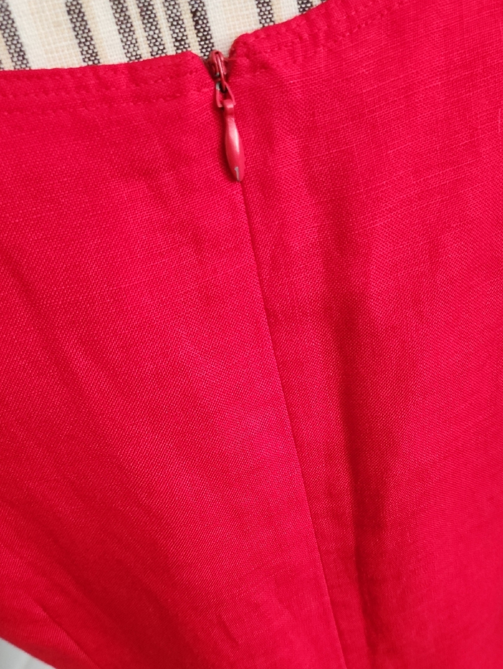 Jessica Howard Women's Sleeveless Red Sheath Dress Size 4 - Picture 4 of 7